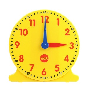 ae04 EDX 스탠드시계12시간 edx 30cm 교사용시계 대형시계 학습용시계 학교용시계 시계모형